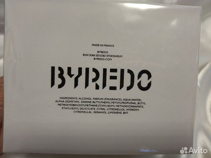 Аромат Byredo Blanche