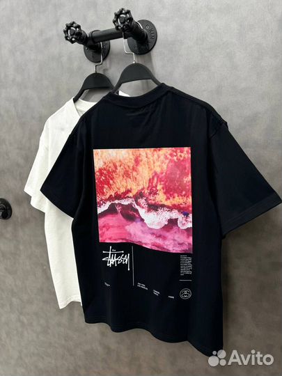 Стильные оверсайз футболки Stussy 2024