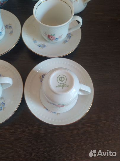 Кофейный сервиз гдр кольдиц