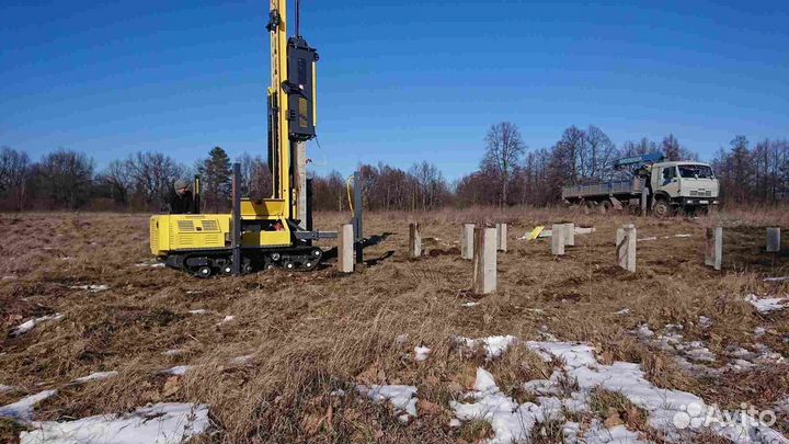 Фундамент на жб сваях под ключ