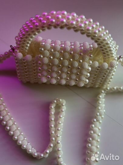 Сумка из бусин ручной работы