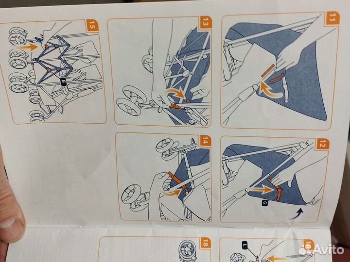 Коляска для двойни прогулочная