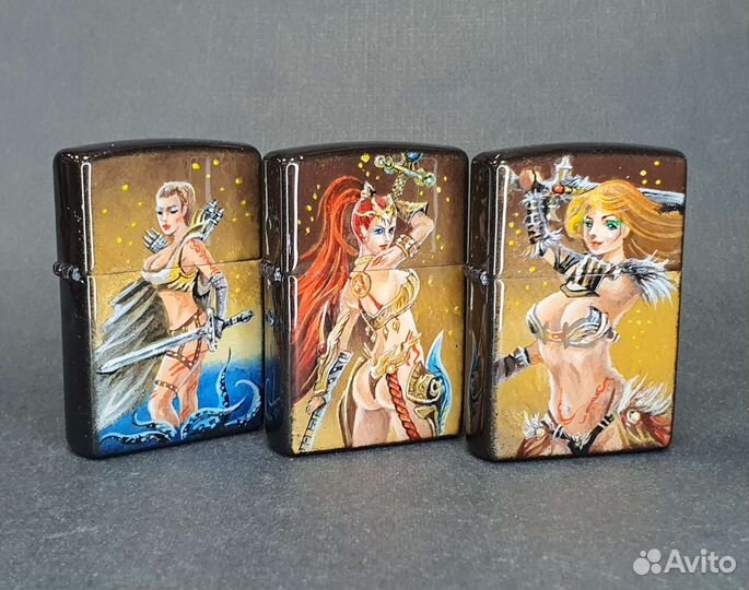 Зажигалки Zippo - Воительницы