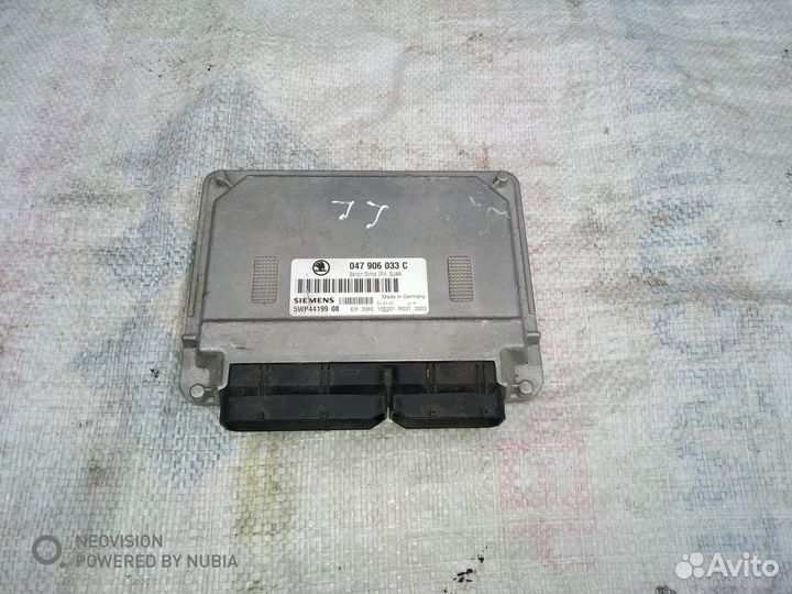 Блок управления двигателем Шкода Фабия 00-04 бенз