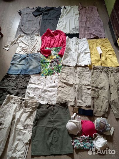 Большой пакет летних вещей на девушку 42