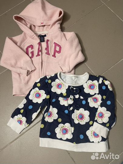 Два пакета одежды для девочки до трёх лет