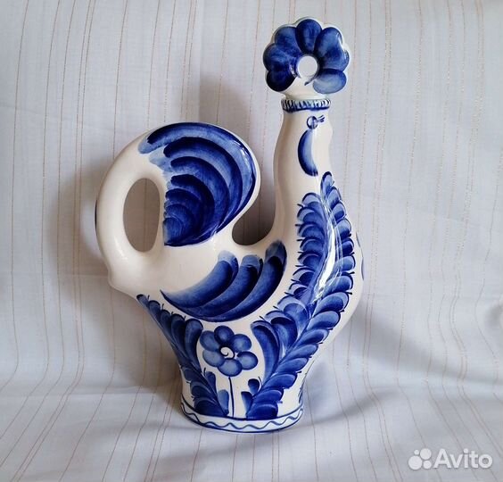 Штоф Петух зик фаянс СССР