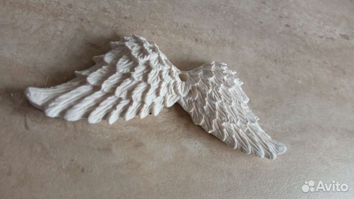 Арома камень, украшение из гипса крылья