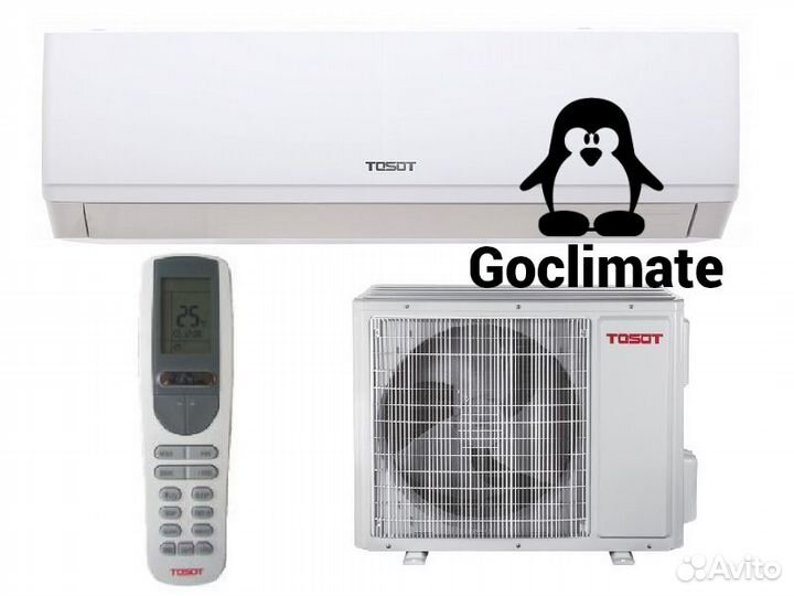 Кондиционер Тосот T24H-SNN2/I/T24H-SNN2/O до 62 м2