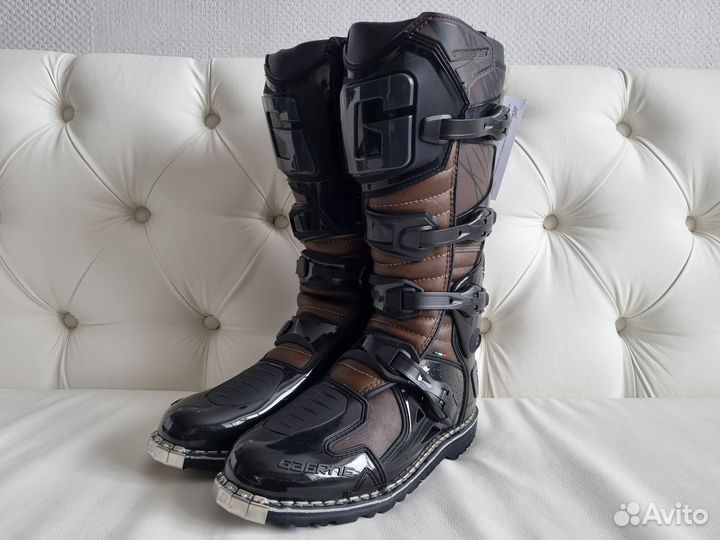 Мотоботы Gaerne Fastback Эндуро подошва Коричневые