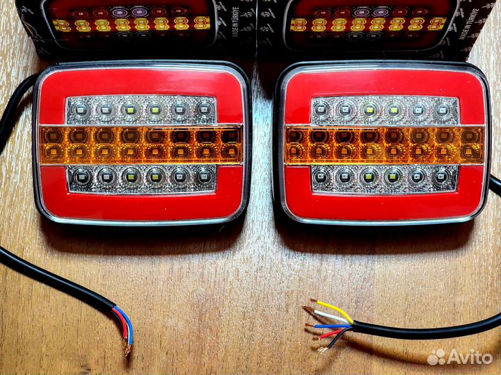 Фонари К-кт 2 шт Неон универсальные 12/24v