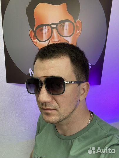 Очки chrome hearts мужские