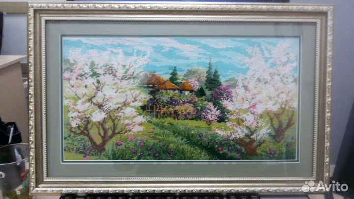 Картина вышитая крестом
