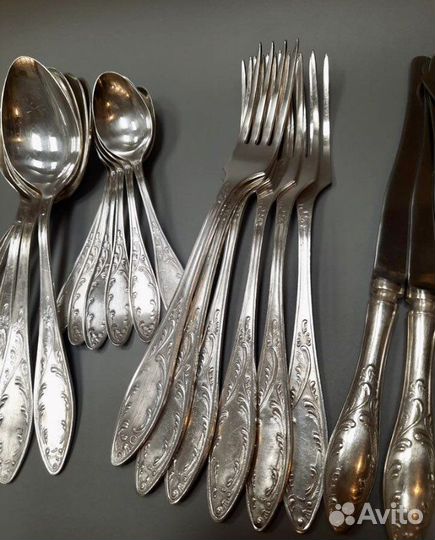 Столовые приборы мельхиор времен СССР