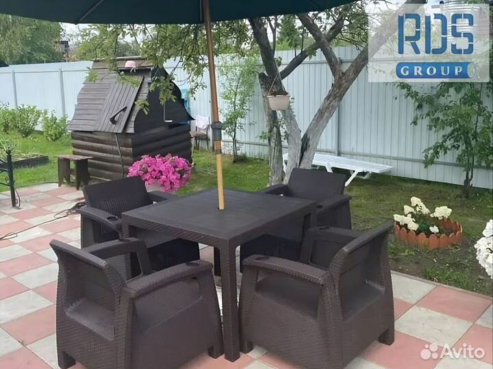 Садовая Мебель Ротанг / Подушки в Подарок