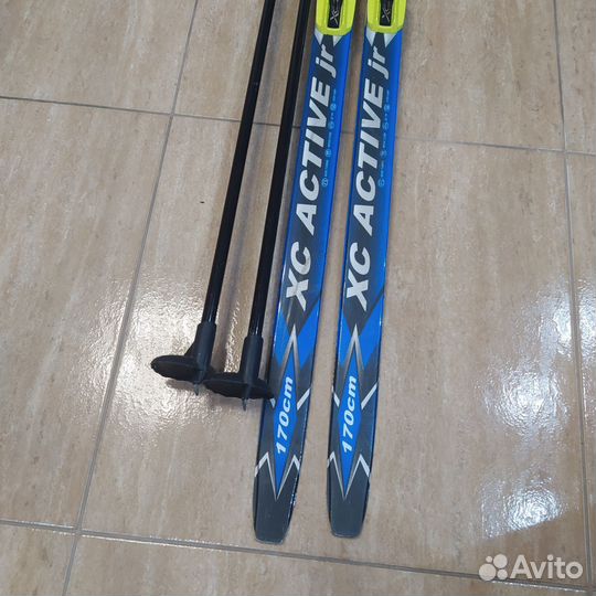 Лыжи беговые fisher детские 170