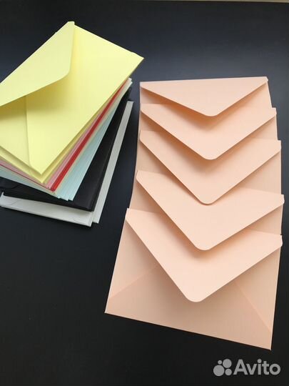 Конверты цветные А6