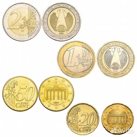 Монеты Евро и евроценты Германии