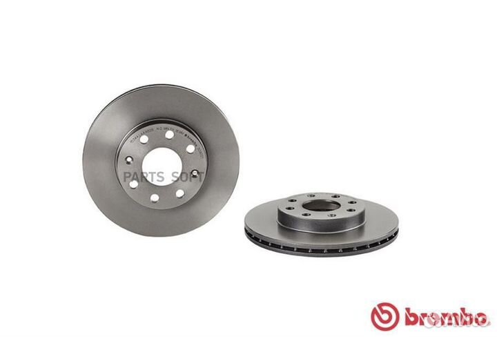 Brembo 09.3090.21 Диск торм. пер.вент.236x20mm 6 о