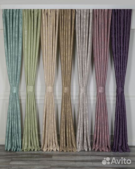 Портьеры мрамор Зарина шторы