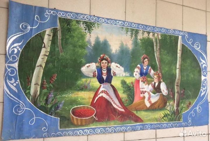 Картина маслом на холсте 