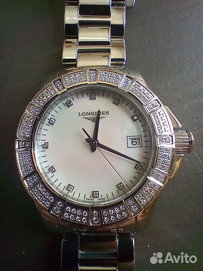 Часы longines с бриллиантами