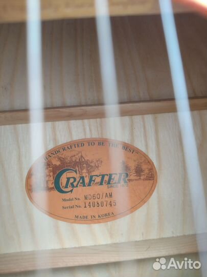 Акустическая гитара Crafter MD 60 AM