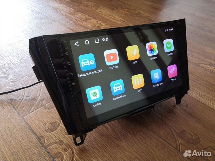 Магнитола 2 din android на Nissan Qashqai