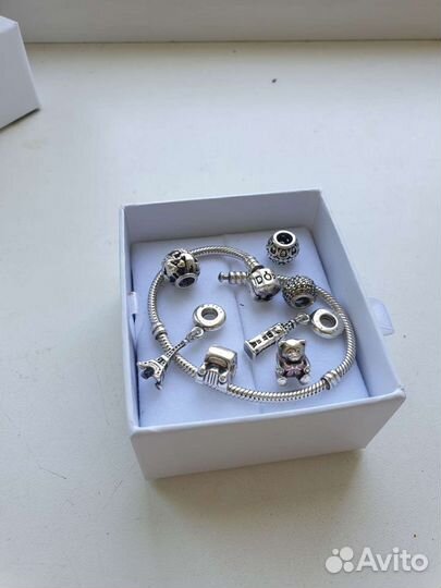 Серебряный браслет пандора оригинал