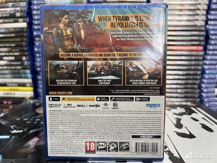 Диск Far Cry 6 PS5 / Новый