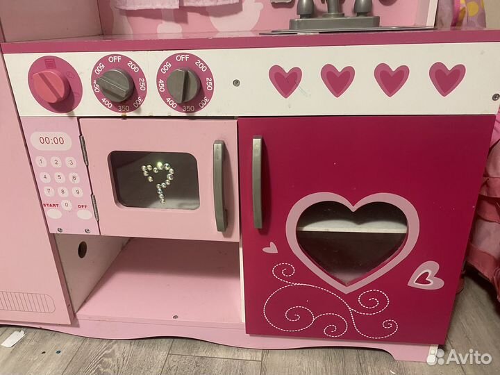 Детская игровая кухня деревянная