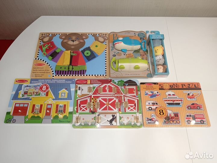 Новые развивающие игры Melissa doug