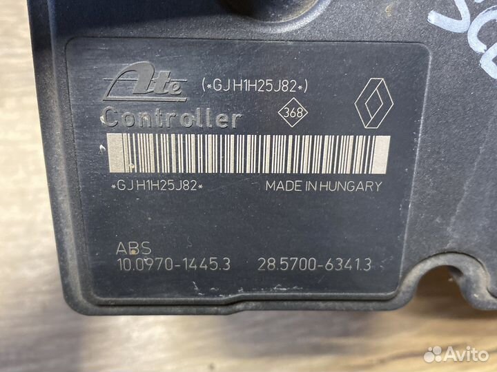 Renault scenic 3 насос abs блок abs