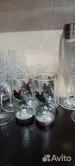 Фужеры хрустальные СССР