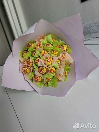 Сладкие букеты из конфет