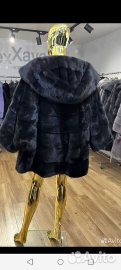 Новая дизайнерская Норковая шуба 48-58 Daniel furs
