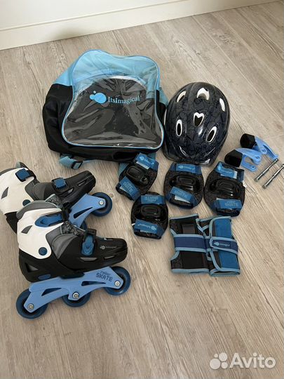 Роликовые коньки детские раздвижные Imaginarium