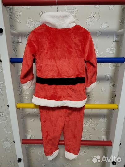 Костюм деда мороза детский 90