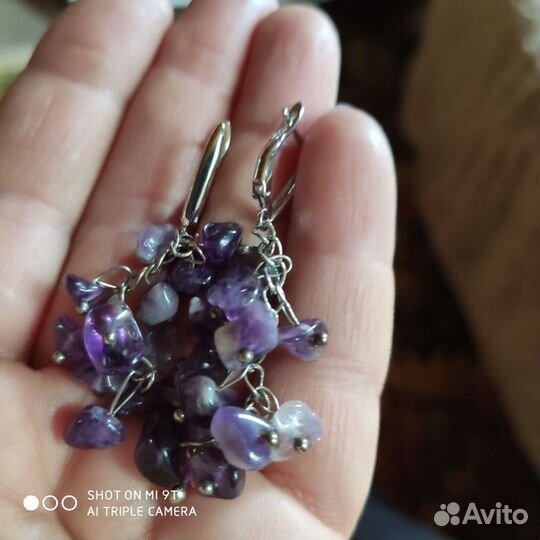 Серьги кольца серебро кресты мельхиор винтажные