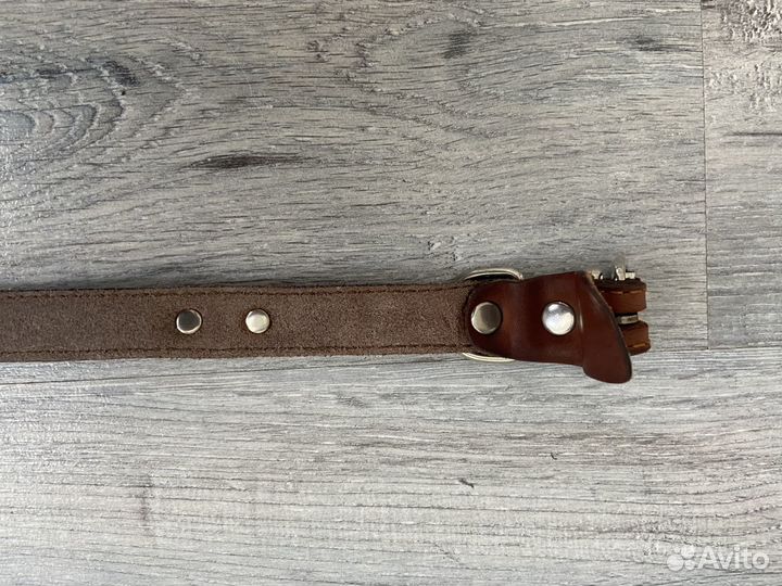 Кожаный ошейник для собак