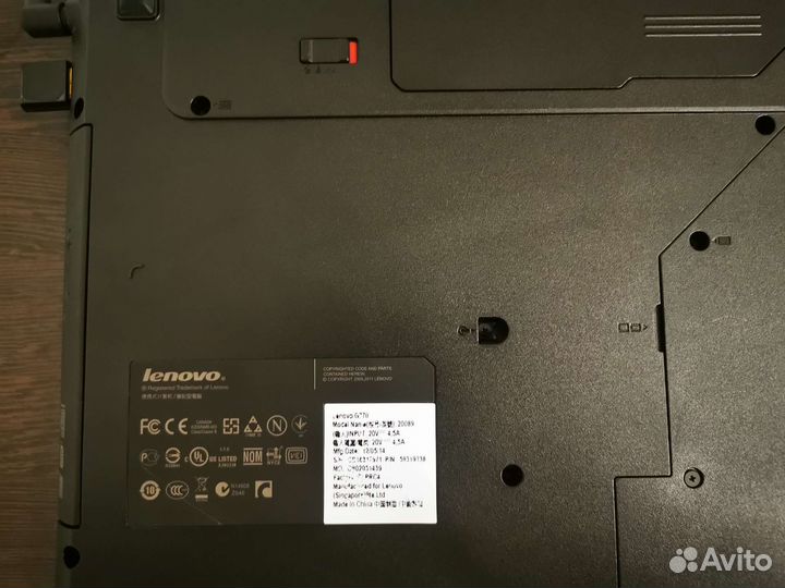Lenovo G770 SSD