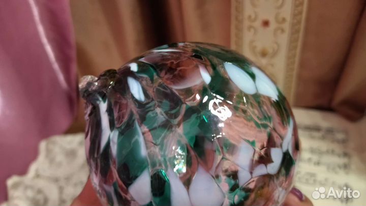 Антиквариат. Шар на ёлку. Стекло. Германия