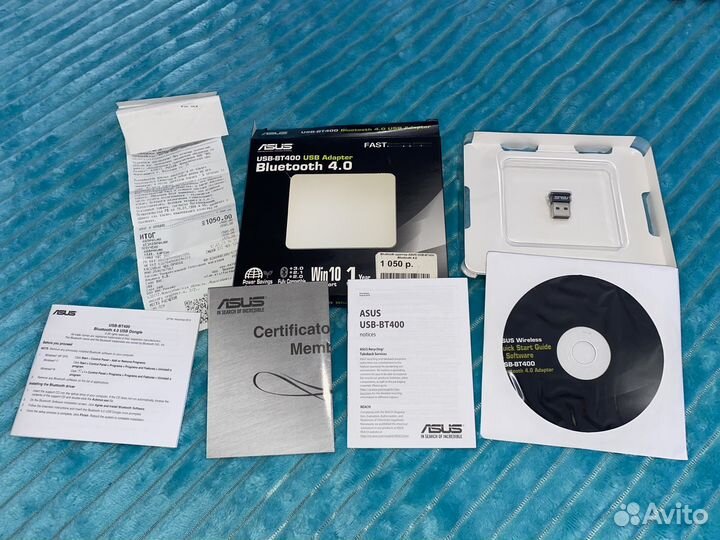 Bluetooth адаптер asus USB-BT400