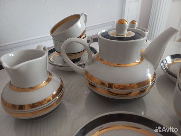 Чайный сервиз Дороги вербилки СССР и предметы