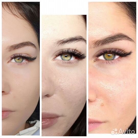 Наращивание/Лами ресничек/оформление бровей