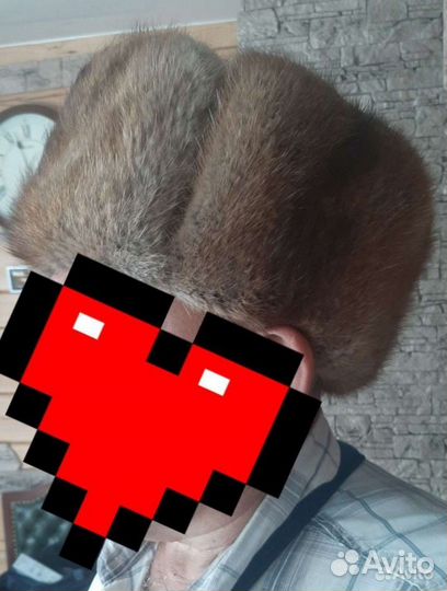 Шапка ондатра мужская