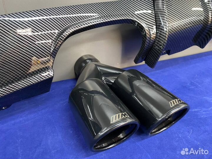 Диффузор карбон + насадки перфоманс BMW F32