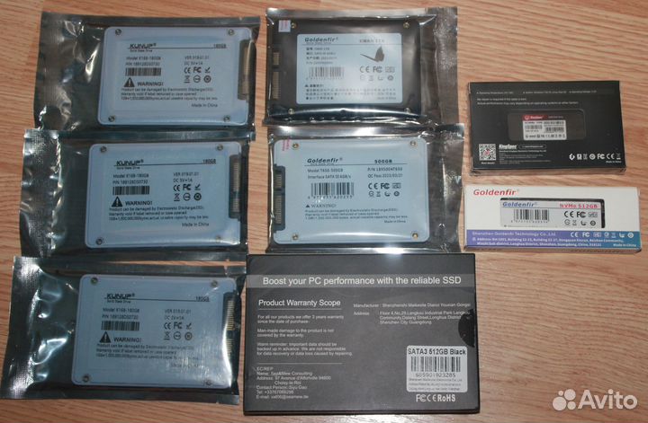 Флешка 64Gb и SSD 180Gb, 480Gb. SATA. Новые