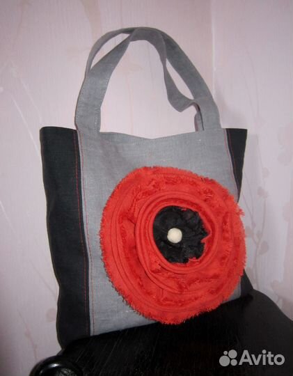 Сумка из льна