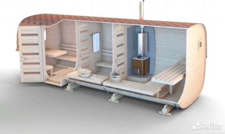 Бани-бочки квадро с доставкой